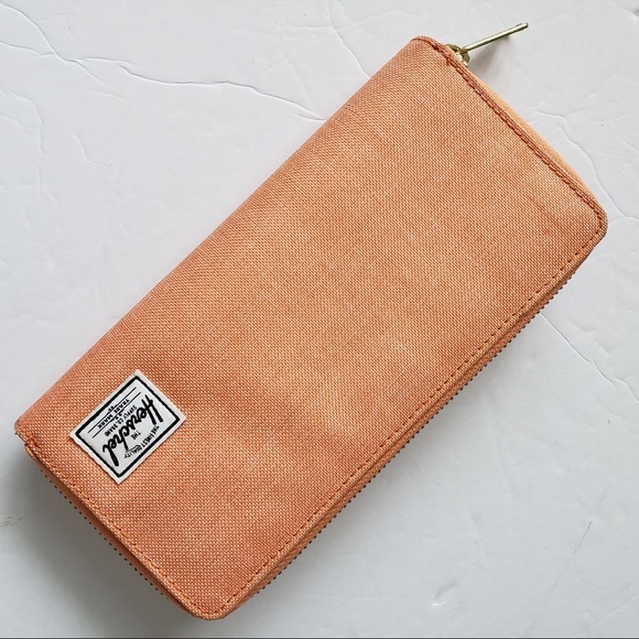 Herschel long canvas zip wallet